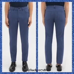 Theory Men’s EUC Raffi 5-Pocket Pant in Neoteric Twill in Sargasso (Blue) Sz 36
